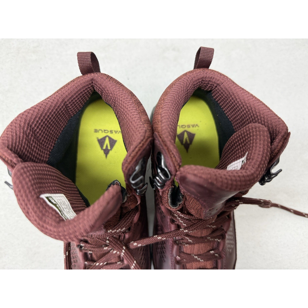 Vasque Talus AT UltraDry Boots Women's 7.5 Wide Rum Raisin Burgundy 7385 Hiking - Picture 5 of 10